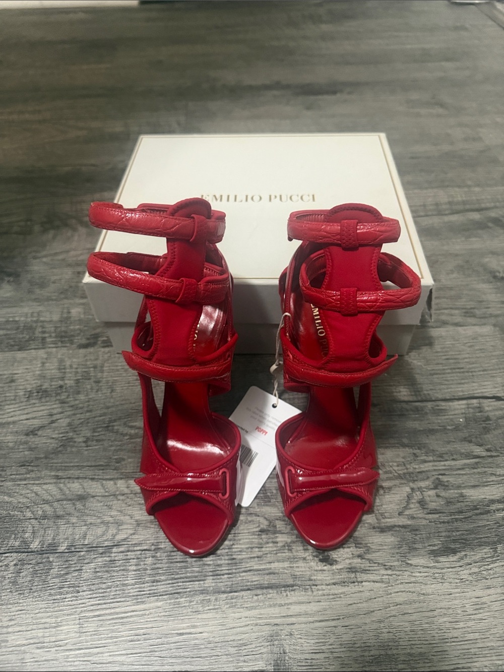Emilio Pucci Strappy Heels
